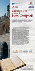 Giornata di studi in onore di Piero Castignoli
