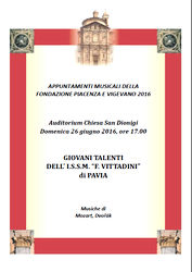 GIOVANI TALENTI DELL� I.S.S.M. �F. VITTADINI� di PAVIA